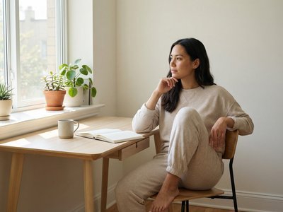 Calm and focused morning at a minimalist desk